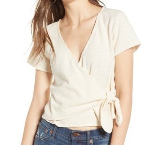Madewell Texture and Thread shirt Ivory Small